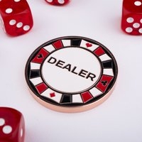 Pokerset in zwarte koffer, 500 chips  met waarde (14 gram)